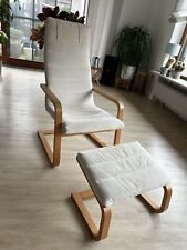 Sessel / Wippstuhl / Schaukelstuhl  (ähnlich POÄNG) mit Hocker