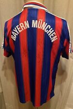 FC Bayern München Original Adidas Trikot 1995-1997 "OPEL" + Handsigniert Gr.S- M