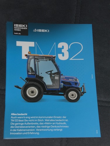 Iseki traktoren prospekt - tm, 32