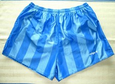 BLAUE SPORTHOSE - GLANZSHORTS