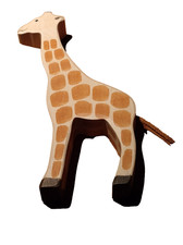 Giraffe( 23cm hoch) Holztiger