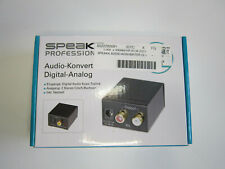 AV Konverter Toslink Cinch-Digital - Cinc SpeaKa Professional SP-DAC-TKC  2047