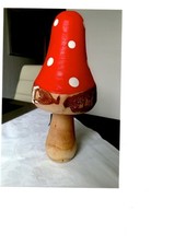 Holzpilz, wunderschön, 20cm