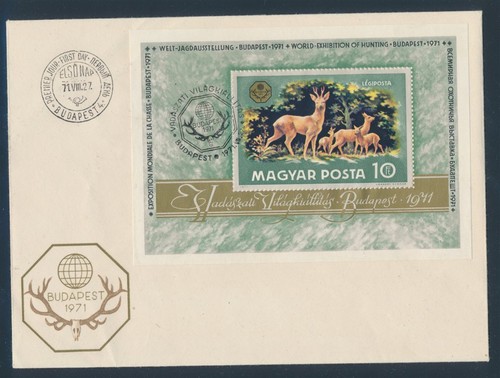 842727 ungarn fdc block - ungarn, 82a