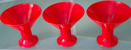 Vintage trinkglas rot serie - rot,