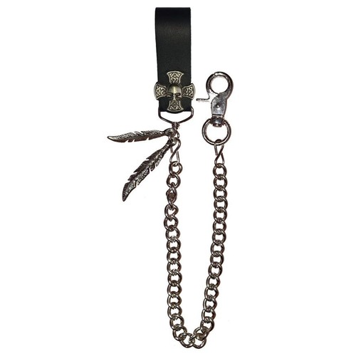 Skull iron cros leder - cros,