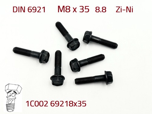 Stück bundschraube m8x35 - bundschraube,