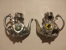 Salz- und Pfefferstreuer silberfarben, Coburg Coburger Moor Oberfranken Bayern 