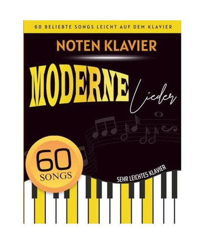 Noten klavier moderne lieder - moderne,