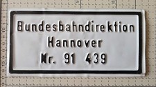 kleines Schild aus Bahnhof