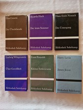 Alle Titel siehe Abbildungen Bibliothek Suhrkamp Sammlung: