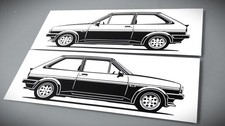 Ford Fiesta XR2 Aufkleber