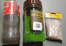 Konvolut Spur H0 Landschaftsbaumaterial, Streumaterial,