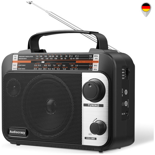 Kurzwellenradio tragbares ukw - tragbares,