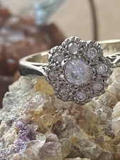 Art Deco Ring, Platin/Gold