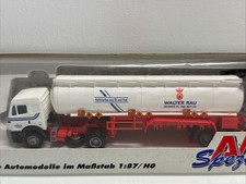 O440 Modellauto 1:87 AWM Mercedes Walter Rau 70740 Lkw Radsätze am Aufleger def