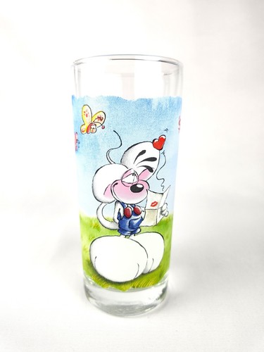 Vintage diddl diddlina glas - diddl,