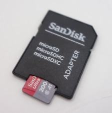 SanDisk Ultra 200GB Micro SDXC Speicherkarte+SD-Adapter 100 MB/s, Klasse 10, U1