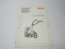 Bedienungsanleitung Hako-Combinette 110 (3618) Original Hako Hausdruckerei