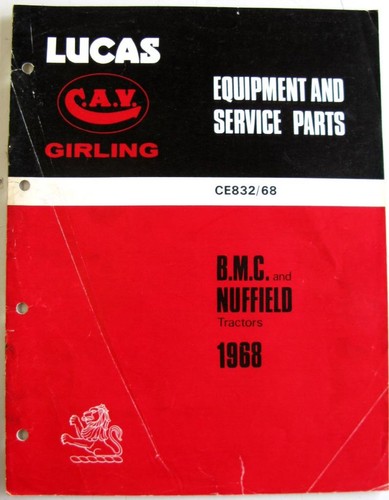 Lucas bmc nuffield traktoren - lucas, /