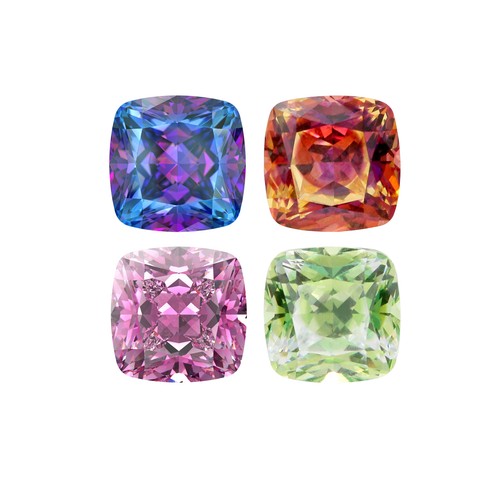 Swarovski zirkonia cushion cut - zirkonia,