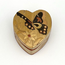 Vintage Pillendose Schmuckbox