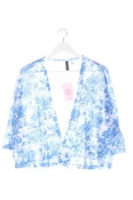 H&M DIVIDED Bolero Damen Jacke Gr. DE 36 weiß-blau Casual-Look
