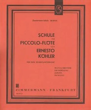 Schule für Piccoloflöte: Für den Selbstunterricht - Köhler, Ernesto