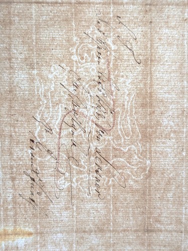 Historisches dokument mit - dokument,
