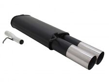 NOVUS SPORTAUSPUFF +ABE 2x90mm RL-Design Stahl für VW Passat -3B/3BG