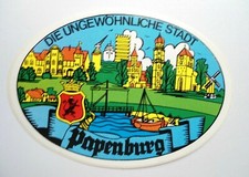 Souvenir-Aufkleber Papenburg