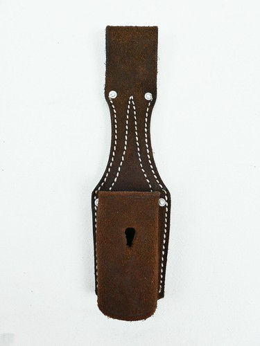 Ww1 leder koppelschuh - koppelschuh, bajonett