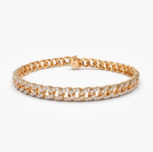 Gold armband 585 14k - 14k, rosegold
