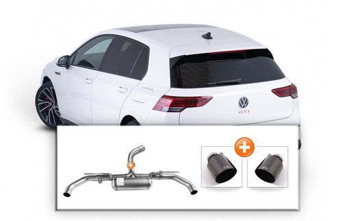 Remus sportauspuff golf 8 - vw,