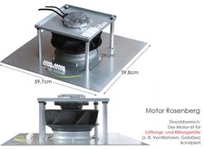 530W 200-277V MOTOR LÜFTER ROSENBERG GD 84-40 LÜFTUNG KLIMATECHNIK GEBLÄSE L64