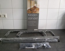 Rollständer Kleiderständer Garderobenständer,fahrbar mit Rollen