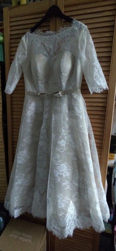 Brautkleid vintage 44 - brautkleid,