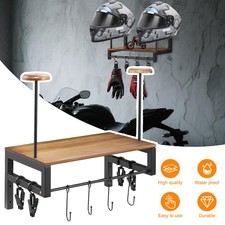 4-in-1 Helmhalterung Wand