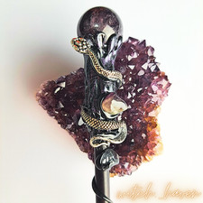 Kristall Hexenstab Zauberstab