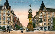 Frankfurt Main Kaiserstrasse Standuhr
