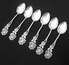 6 Mokkalöffel 800er Silber