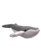 Plüschtier Kuscheltier Stoff Tier Buckelwal grau Wal   26 cm