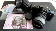 CONTAX 167 MT- Spiegelreflexkamera- Contax 167MT- EXAKTA Objektiv 28-70 mm-Blitz