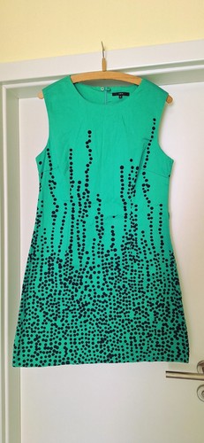 Kleid von zero grün schwarz - kleid, grün/schwarz