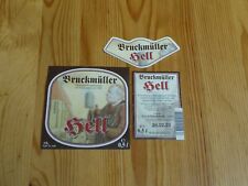 1 Bieretikett "Hell" Brauerei