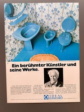 Gio Ponti Designer Ideal Standard Bad retro 1969 Vintage Ad Werbung Reklame