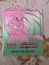 Pokemon Top Trainer Box Karmesin & Purpur Paradoxdrift Sammelheft aus TTB