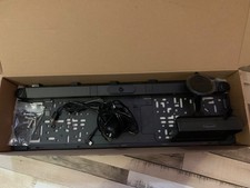 Lescars Funk-HD-Rückfahrkamera in Nummernschildhalter, Monitor, Abstandswarner