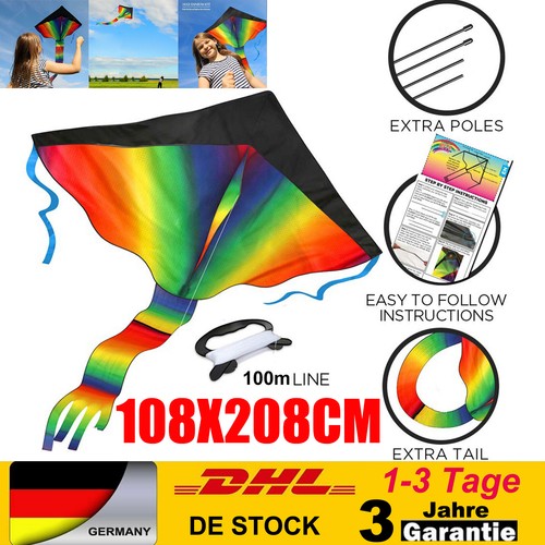 Drachen 208x108cm als
