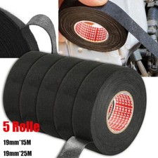5 Rolle Kabelbaum Klebeband Gewebeband KFZ Textilband Isolierband 19mm 15 25 M